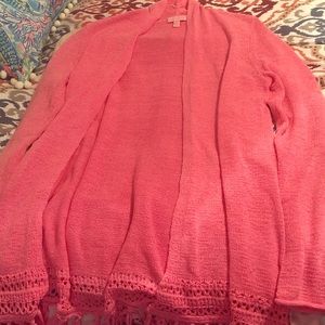 NWOT Juliette Cardigan in Pink Sunset sz Medium